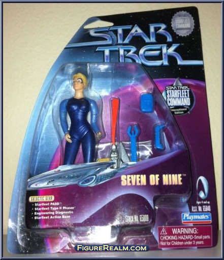 Star Trek - Seven Of Nine Blue Uniform - Playmates (Star Trek VYGR) action figure collectible [Barcode 043377658085] - Main Image 2