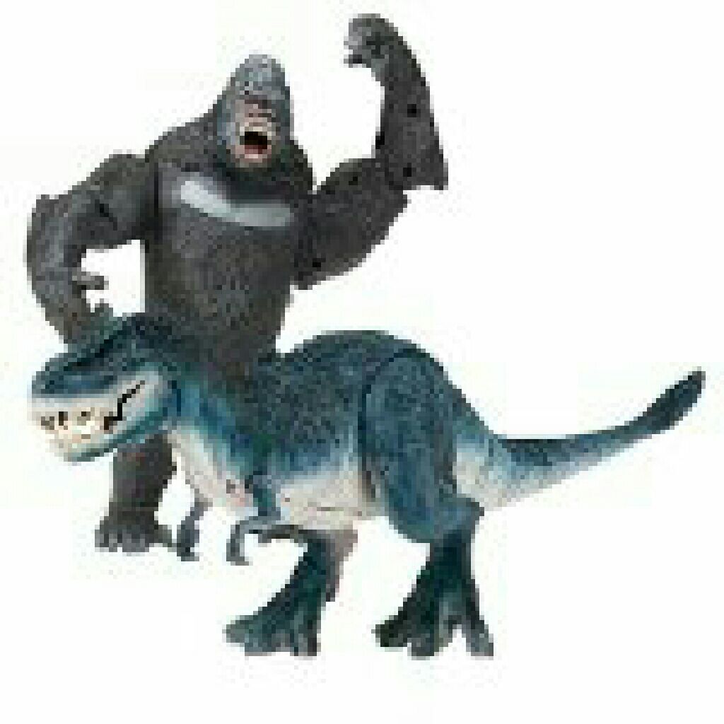 Kong the 8th Wonder of the World Kong vs Juvenile V-Rex - Playmates (King Kong) action figure collectible [Barcode 043377660019] - Main Image 2