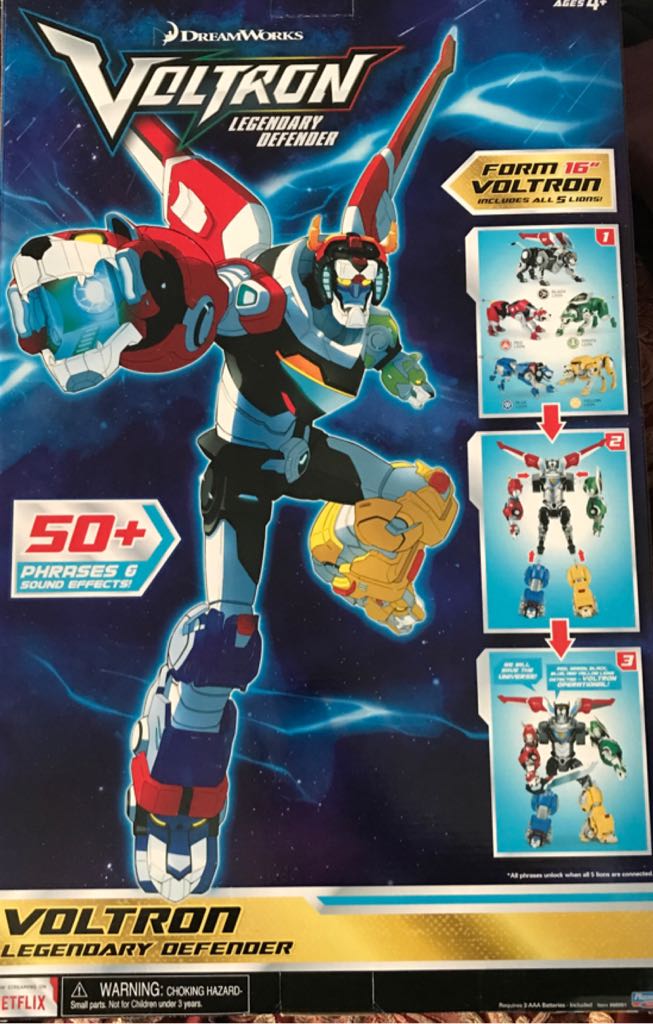 Voltron Legendary Defender - Dreamworks (Voltron Legendary Defender) action figure collectible [Barcode 043377669913] - Main Image 2
