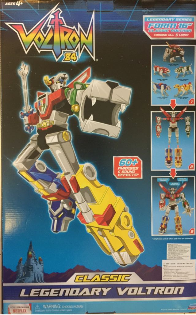 Voltron  - Playmates (Classic Legendary Voltron) action figure collectible [Barcode 043377669920] - Main Image 2