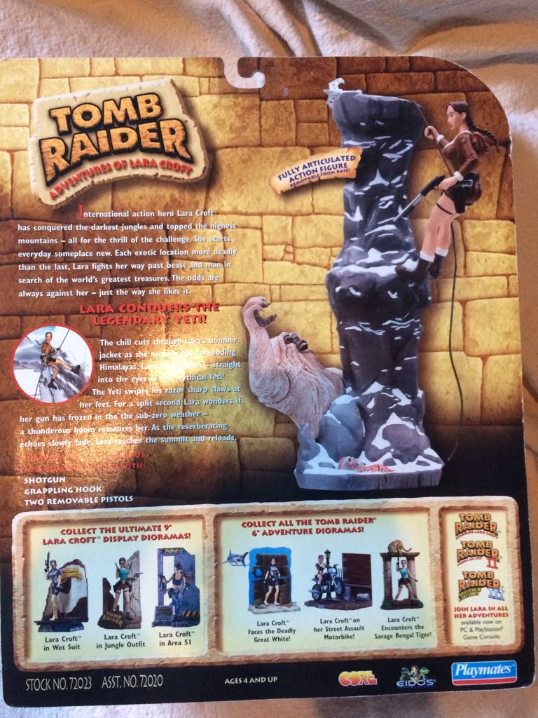 Lara Croft Conquers The Legendary Yeti! - Playmates (Tomb Raider) action figure collectible [Barcode 043377720232] - Main Image 2