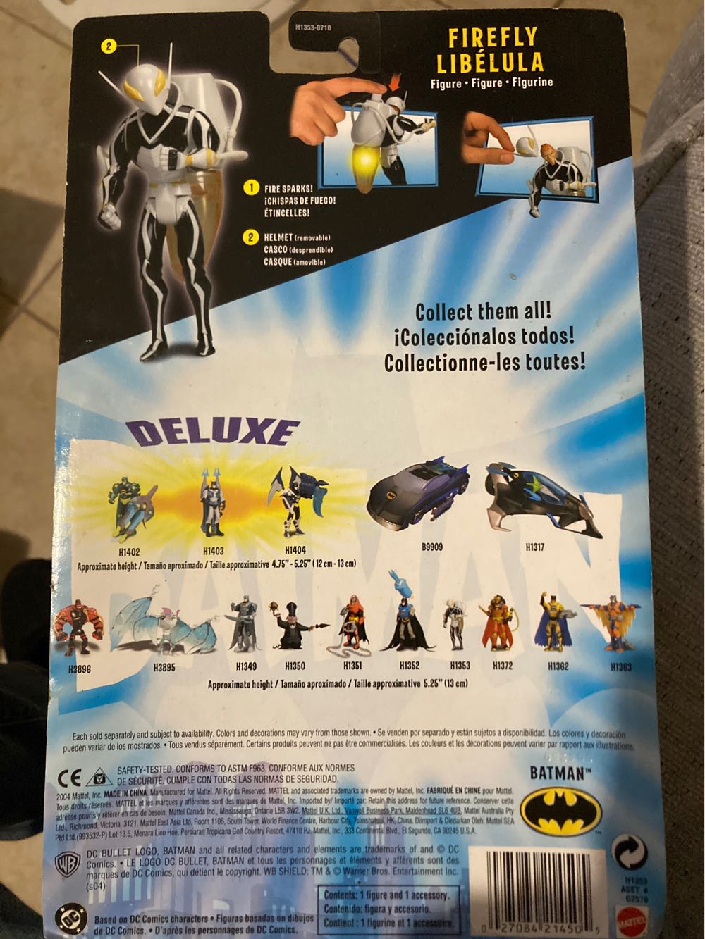 Firefly - Mattel (The Batman) action figure collectible [Barcode 027084214505] - Main Image 2