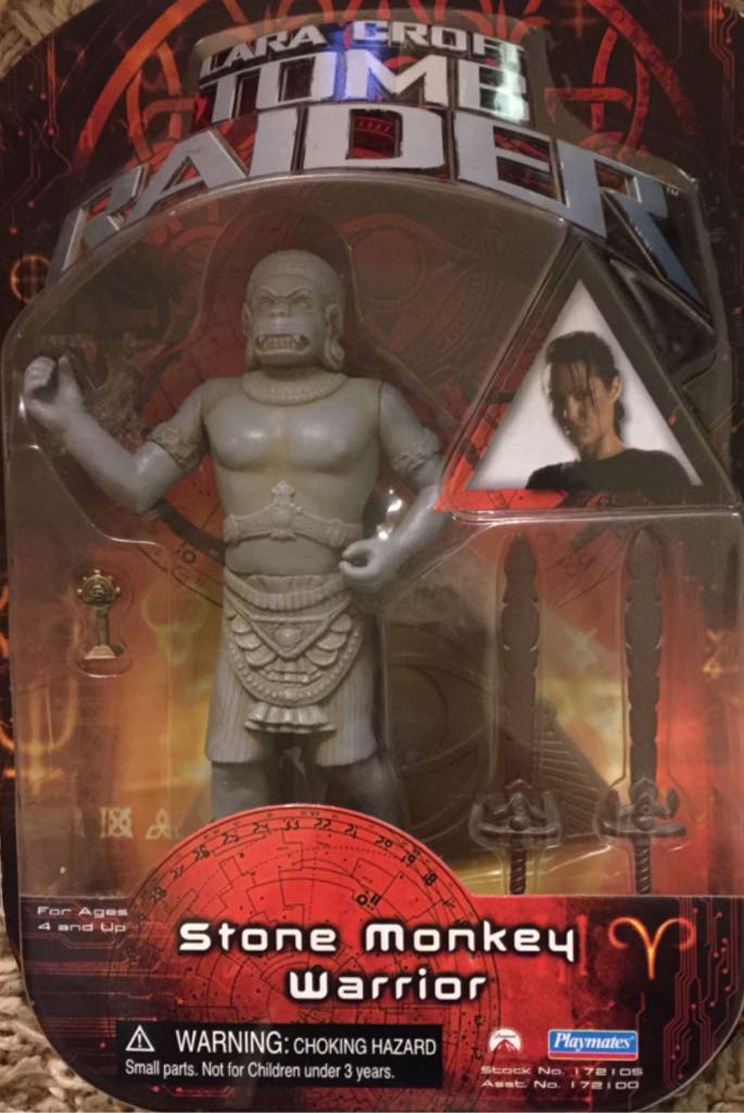 Stone Monkey Warrior - Playmates Toys (Lara Croft: Tomb Raider) action figure collectible [Barcode 043377721055] - Main Image 2