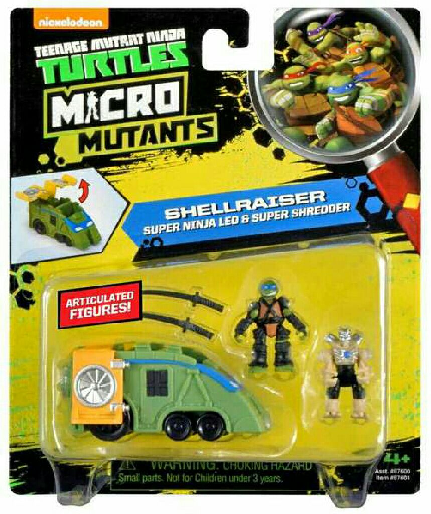 Shellraiser (Super Ninja Leo & Super Shredder) - Playmates Toys (Teenage Mutant Ninja Turtles) action figure collectible [Barcode 043377876014] - Main Image 1