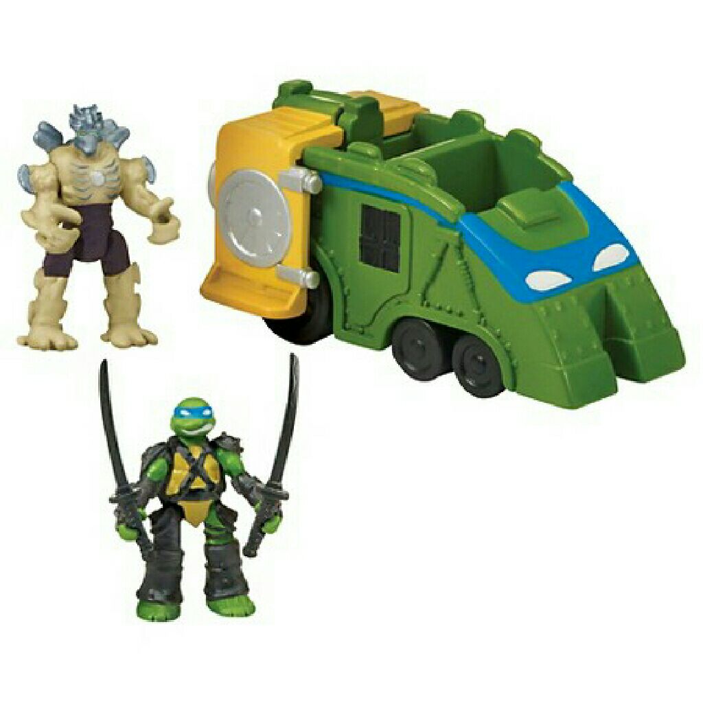 Shellraiser (Super Ninja Leo & Super Shredder) - Playmates Toys (Teenage Mutant Ninja Turtles) action figure collectible [Barcode 043377876014] - Main Image 2