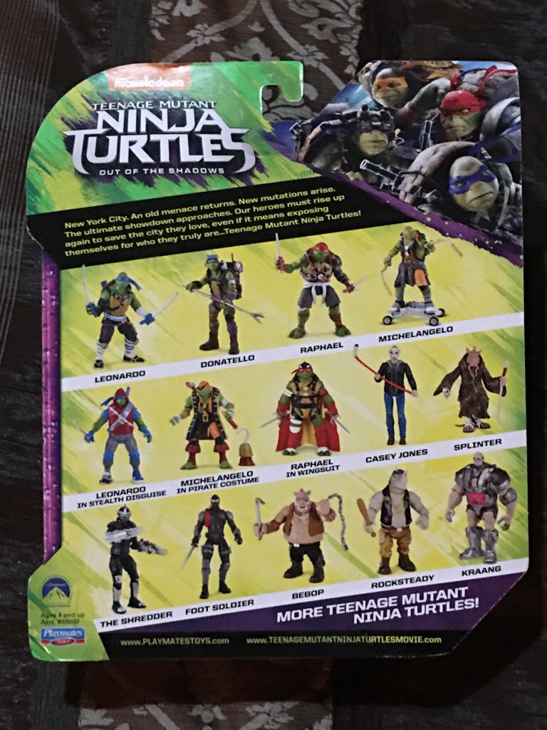 Michelangelo - Playmates Toys (Ninja Turtle Movie 2016) action figure collectible [Barcode 043377880035] - Main Image 2