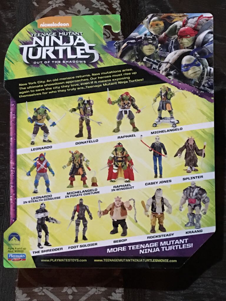 Splinter - Playmates Toys (Ninja Turtle Movie 2016) action figure collectible [Barcode 043377880097] - Main Image 2