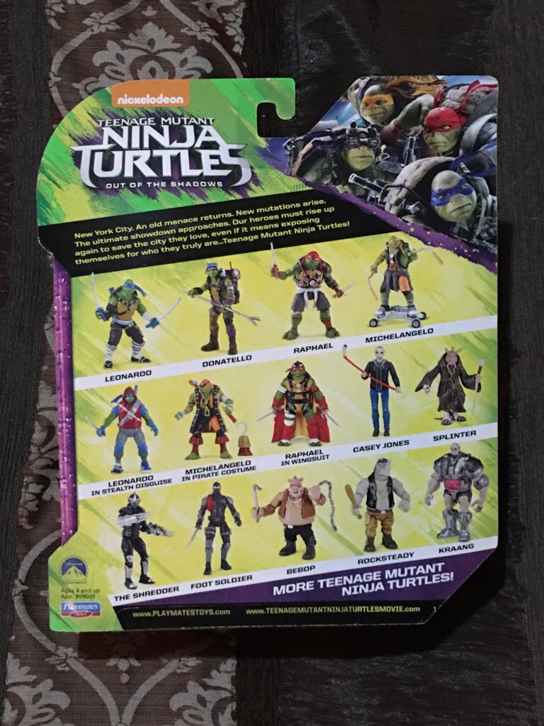 Foot Soldier - Playmates Toys (Ninja Turtle Movie 2016) action figure collectible [Barcode 043377880110] - Main Image 2