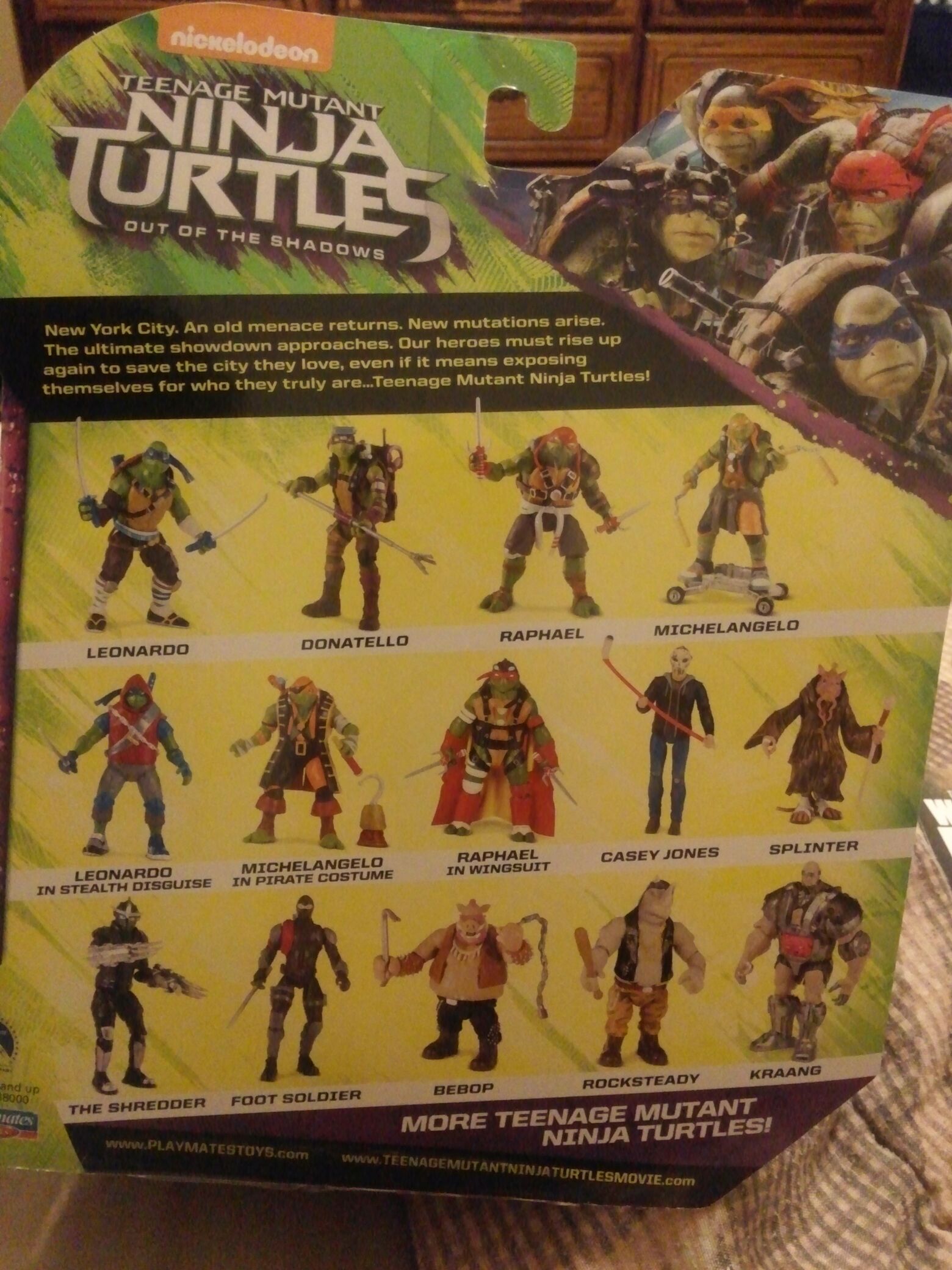 Kraang movie figure - Playmates Toys (TMNT Out of The Shadows) action figure collectible [Barcode 043377880165] - Main Image 2