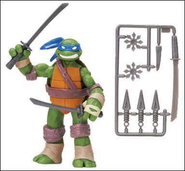 Leonardo - Playmates (Teenage Mutant Ninja Turtles) action figure collectible [Barcode 043377905004] - Main Image 3