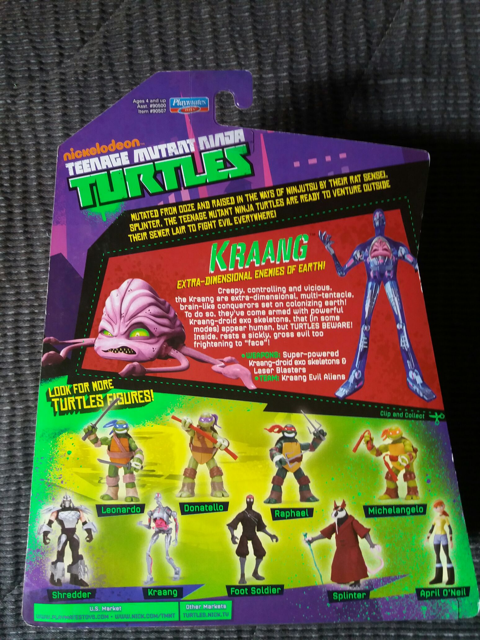 Kraang - Playmates (Teenage Mutant Ninja Turtles) action figure collectible [Barcode 043377905073] - Main Image 2
