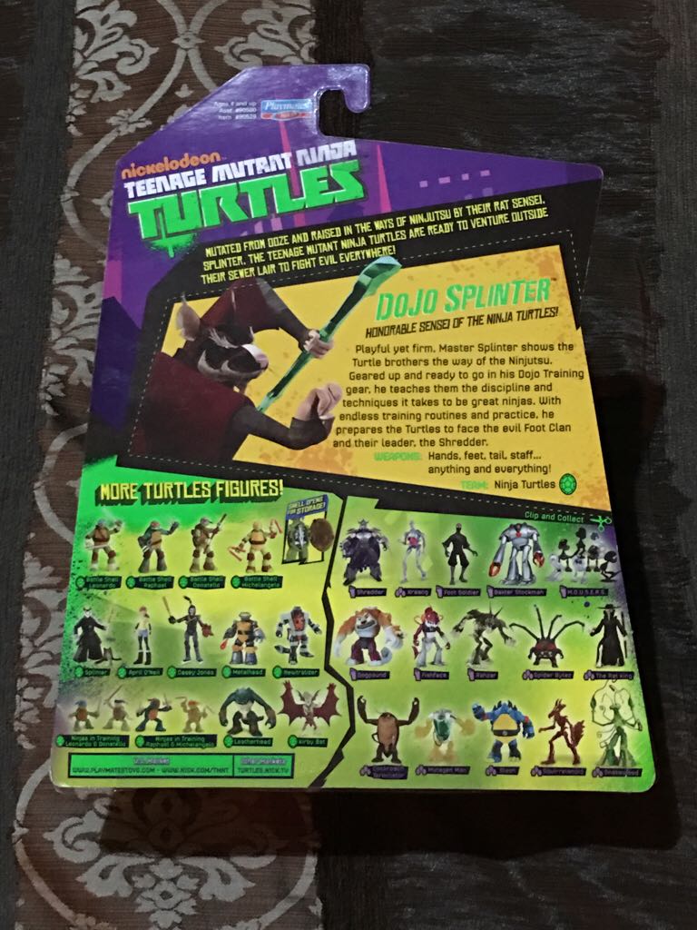 Dojo Splinter - Playmates Toys (Teenage Mutant Ninja Turtles (2012)) action figure collectible [Barcode 043377905295] - Main Image 2
