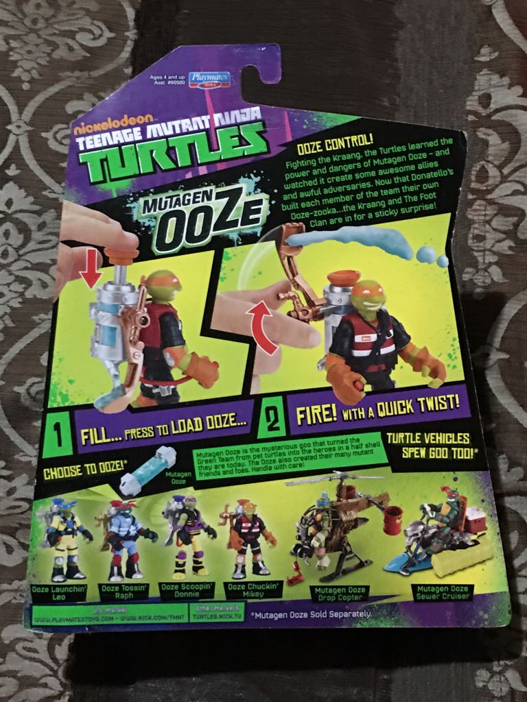 Ooze Tossin’ Raph - Playmates Toys (Nickelodeon TMNT) action figure collectible [Barcode 043377905370] - Main Image 2