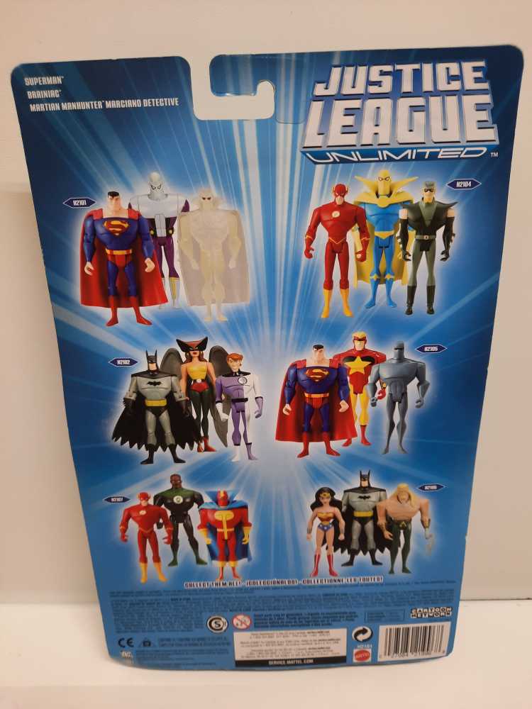 Superman, Brainiac, Martian Manhunter - Twilight  (Justice League Unlimited) action figure collectible [Barcode 027084219968] - Main Image 2