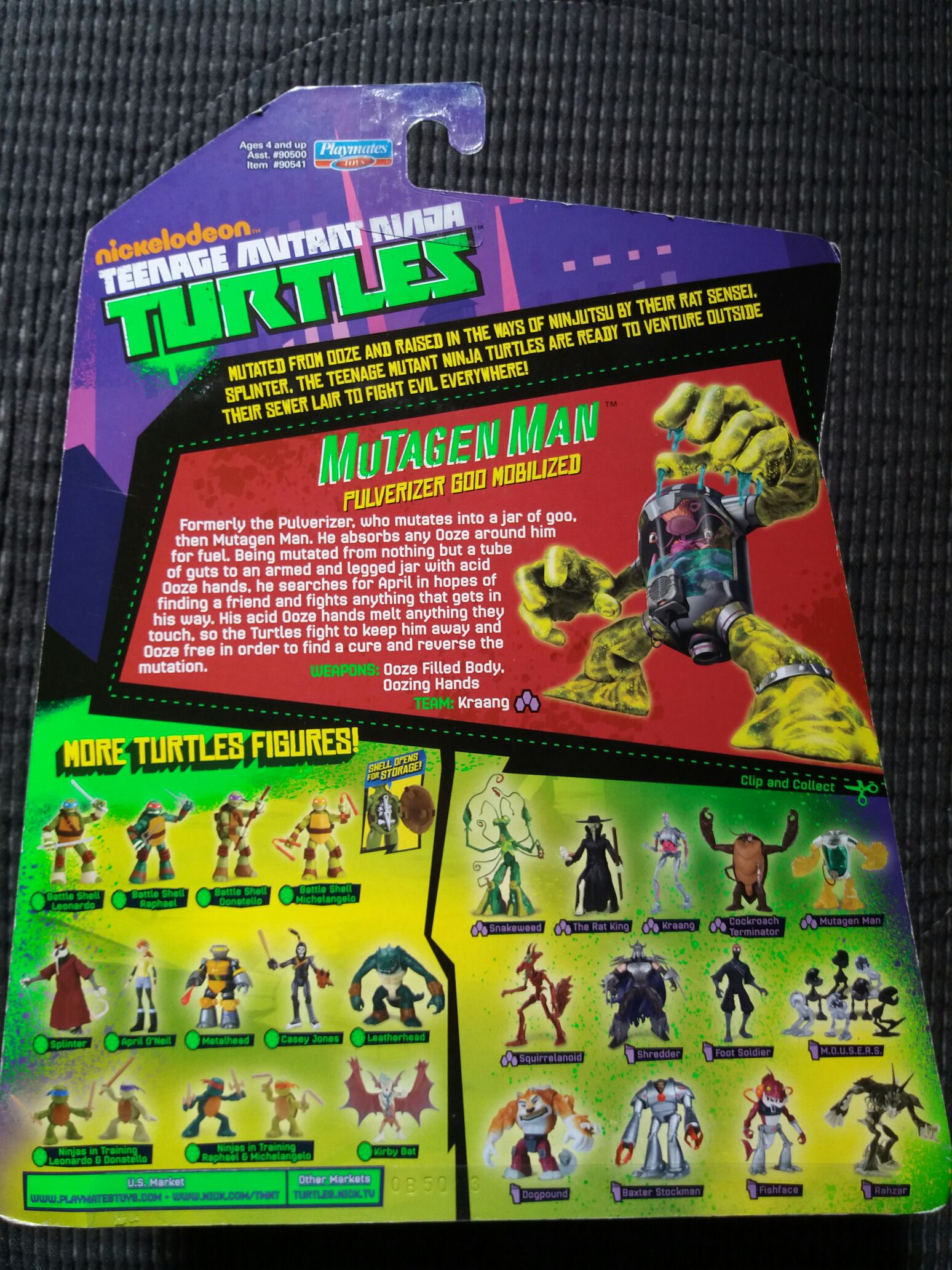 Teenage Mutant Ninja Turtles Nickelodeon: Mutagen Man (Eyes) - Playmates Toys (Nickelodeon TMNT) action figure collectible [Barcode 043377905417] - Main Image 2