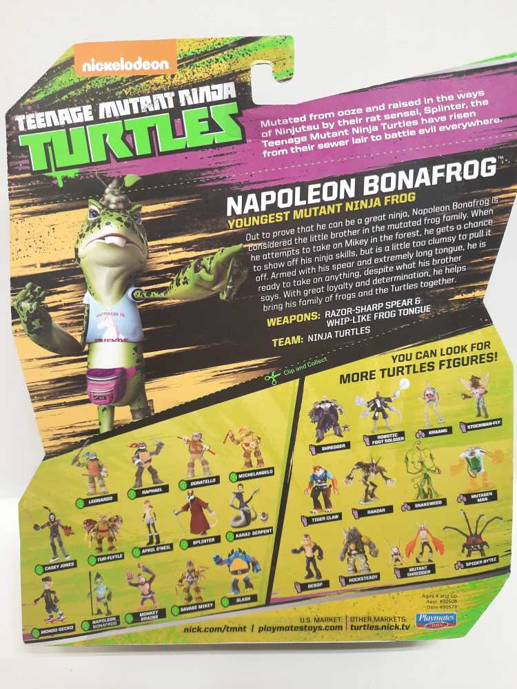 Teenage Mutant Ninja Turtles Nickelodeon: Napoleon Bonafrog - Playmates Toys (Teenage Mutant Ninja Turtles) action figure collectible [Barcode 043377905790] - Main Image 2