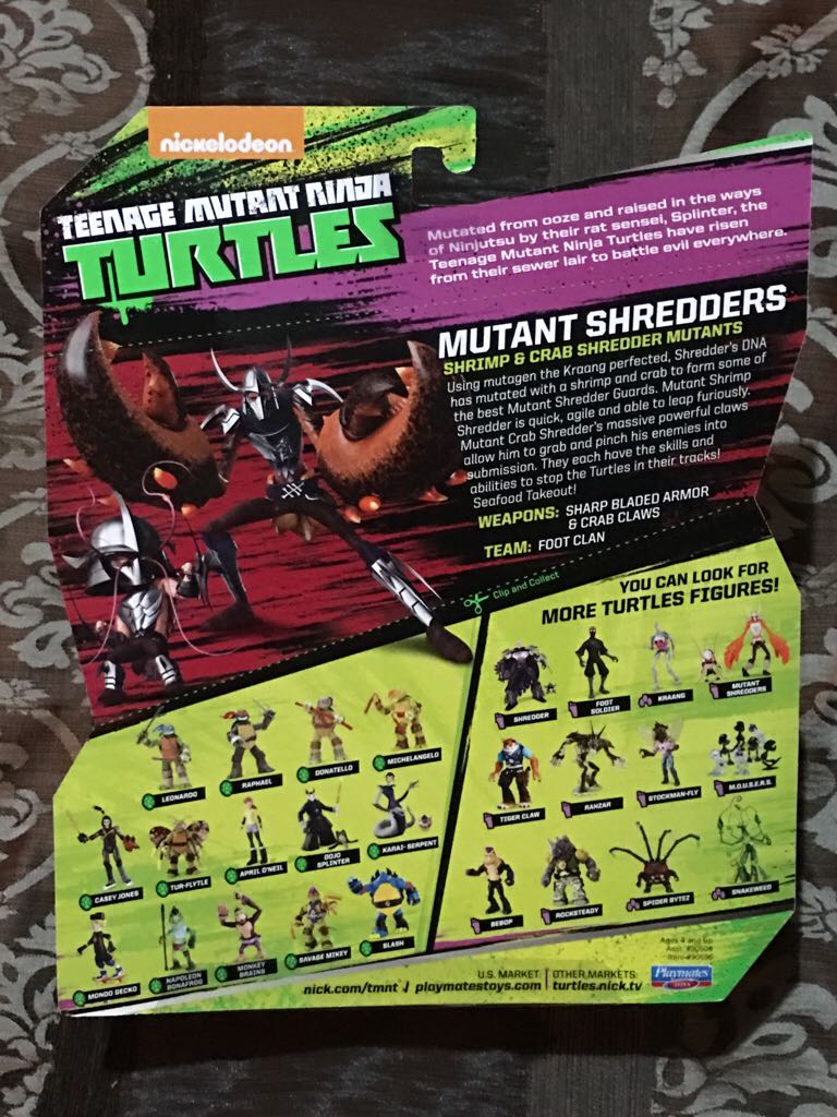 Playmates - 2016 - Mutant Shredders - Playmates Toys (Nickelodeon TMNT) action figure collectible [Barcode 043377905967] - Main Image 2