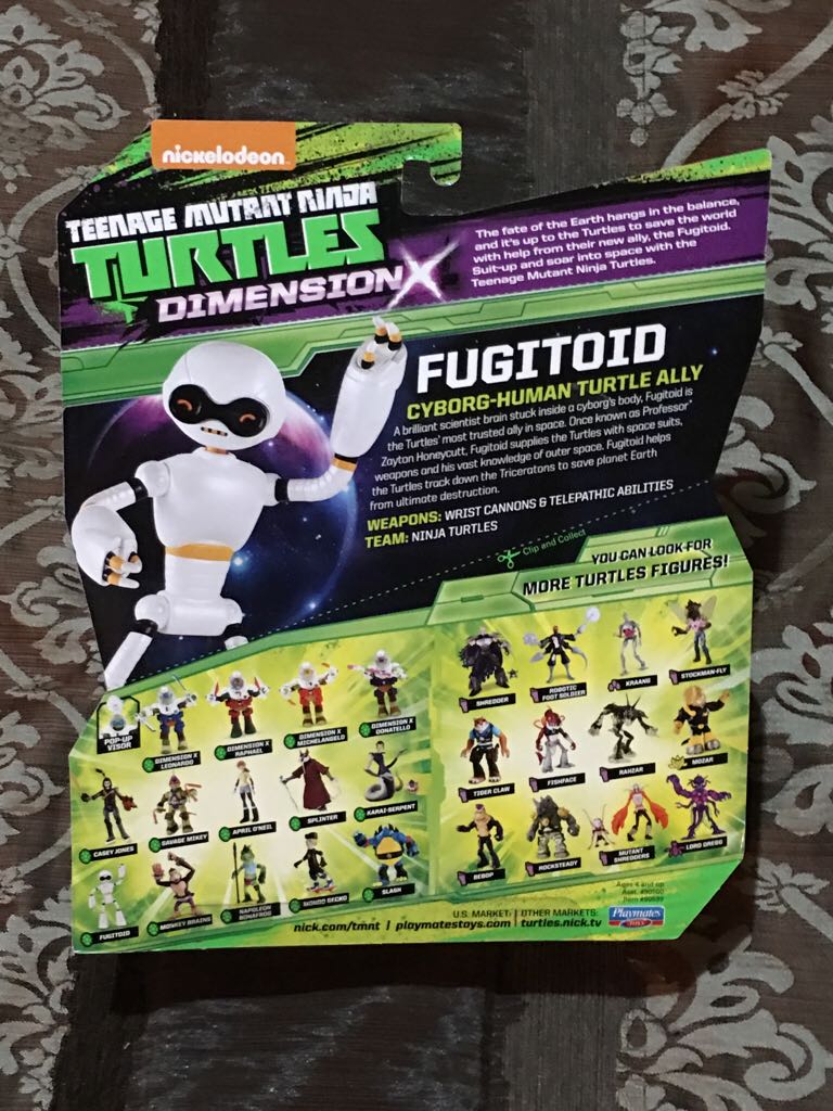 TMNT 2012 - Fugitoid - Playmates Toys (Nickelodeon TMNT Dimension X) action figure collectible [Barcode 043377905998] - Main Image 2