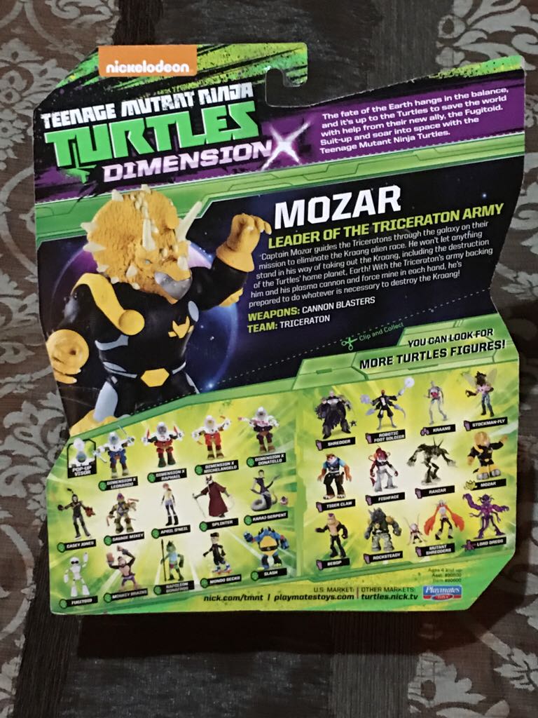 Playmates - 2016 - Mozar - Playmates Toys (Nickelodeon TMNT Dimension X) action figure collectible [Barcode 043377906001] - Main Image 2