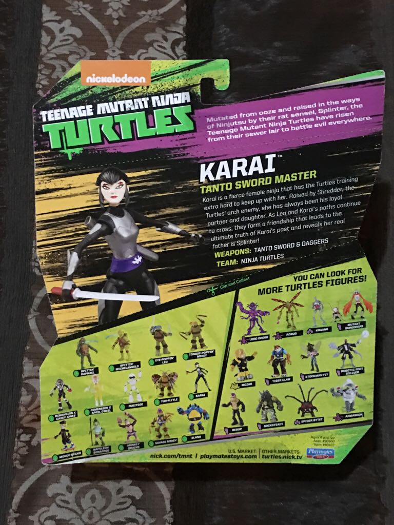 Karai - Playmates Toys (Teenage Mutant Ninja Turtles: 2012) action figure collectible [Barcode 043377906377] - Main Image 2