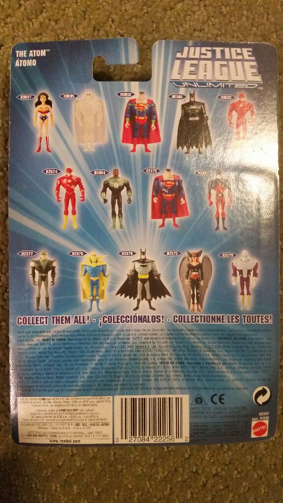 The Atom - Mattel (Justice League Unlimited) action figure collectible [Barcode 027084222562] - Main Image 2