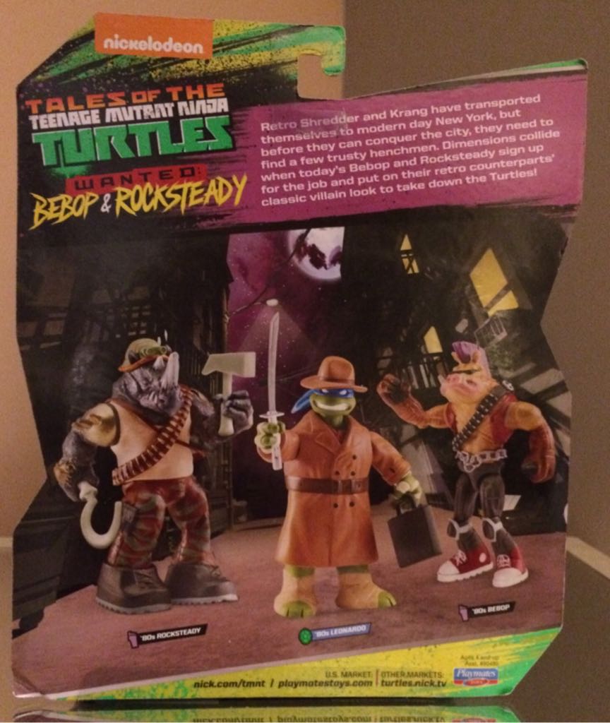 Tales Of The TMNT - 80s Bebop - Playmates Toys (TMNT) action figure collectible [Barcode 043377906841] - Main Image 2
