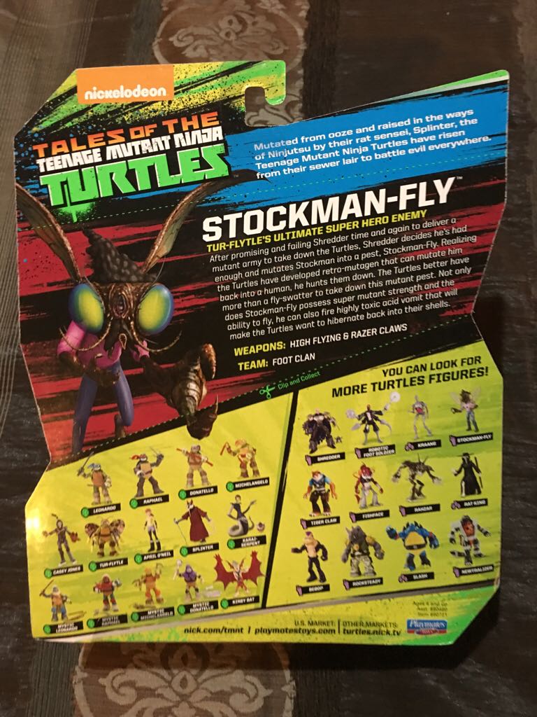 Mastermind Baxter Fly - Playmates Toys (Tales Of The Teenage Mutant Ninja Turtles) action figure collectible [Barcode 043377907213] - Main Image 2