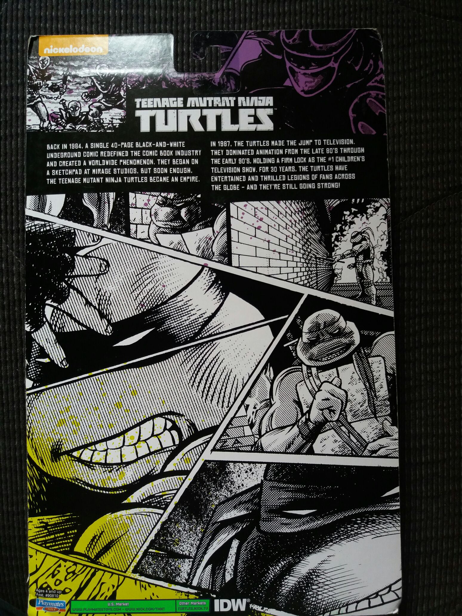 Michelangelo - Playmates Toys (Teenage Mutant Ninja Turtles) action figure collectible [Barcode 043377908135] - Main Image 2