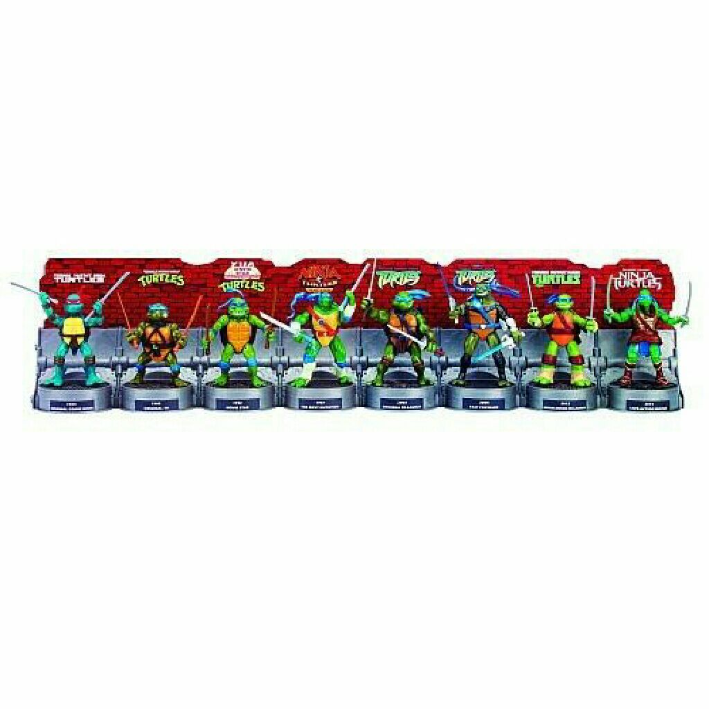 TMNT - History of Featuring Leonardo - Playmates Toys (Teenage Mutant Ninja Turtles) action figure collectible [Barcode 043377908166] - Main Image 2