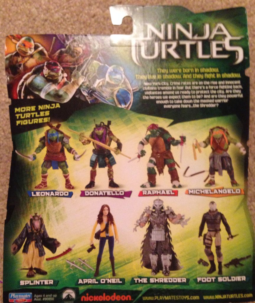 Splinter - Playmates Toys (Ninja Turtle Movie 2014) action figure collectible [Barcode 043377908555] - Main Image 2