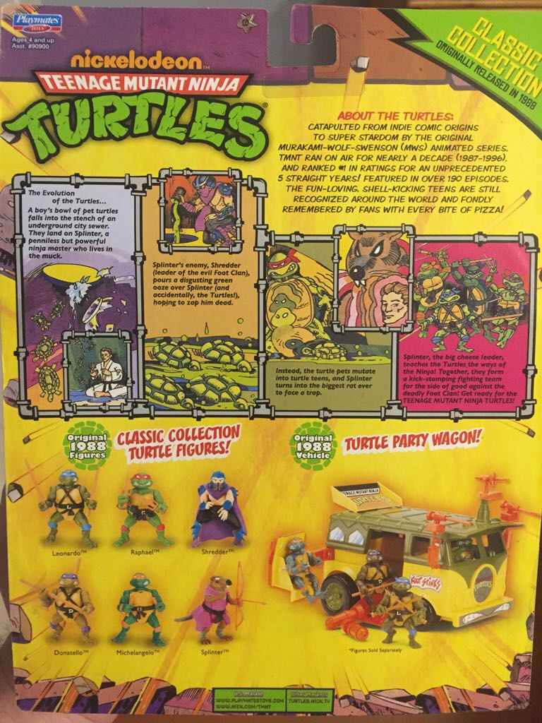 Donatello - Playmates Toys (TMNT: Nickelodeon Reissue) action figure collectible [Barcode 043377909026] - Main Image 2