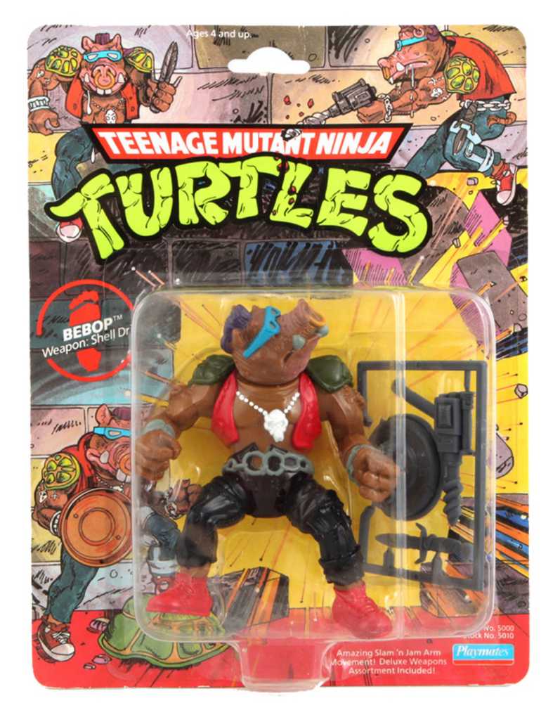 Bebop - Playmates Toys (TMNT: Nickelodeon Reissue) action figure collectible [Barcode 043377909095] - Main Image 3