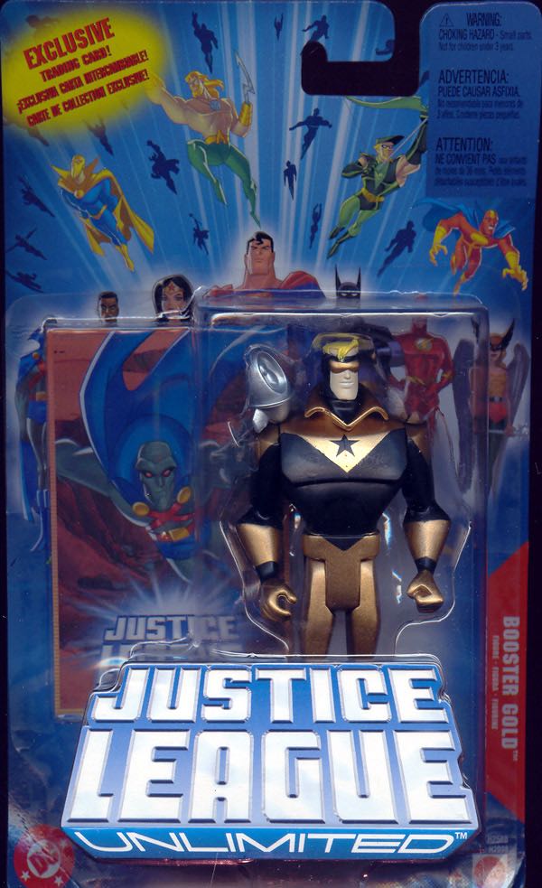 JLU Booster Gold - Mattel (Justice League Animated) action figure collectible [Barcode 027084223460] - Main Image 1