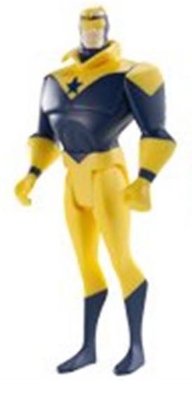 JLU Booster Gold - Mattel (Justice League Animated) action figure collectible [Barcode 027084223460] - Main Image 2