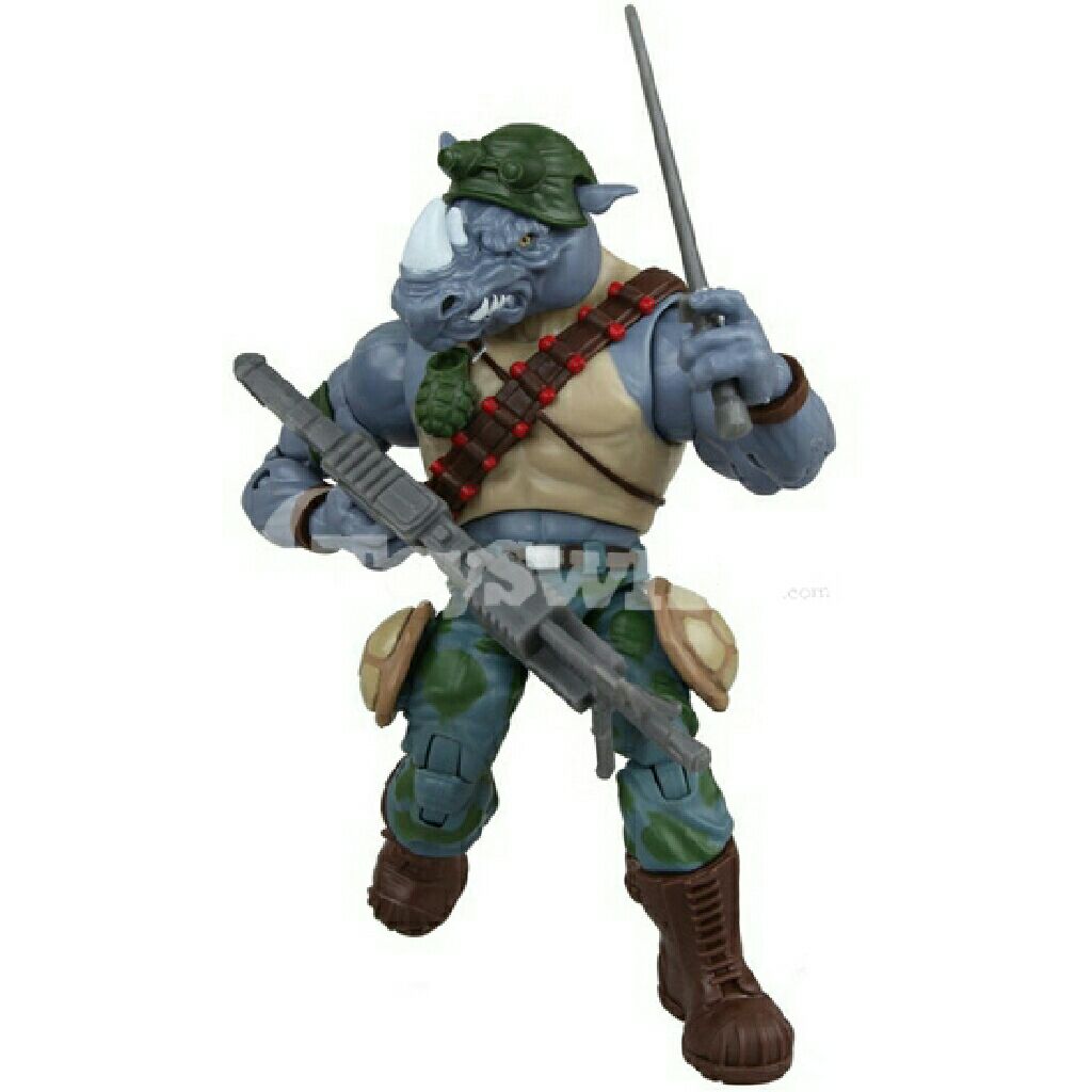 Rocksteady (Classic Collection) - Playmates (Teenage Mutant Ninja Turtles) action figure collectible [Barcode 043377910862] - Main Image 2