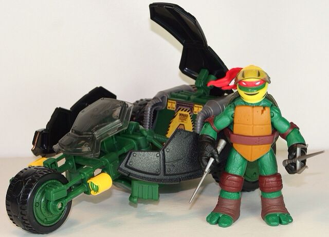 Teenage Mutant Ninja Turtles Nickelodeon: Ninja Stealth Bike - Playmates Toys (Teenage Mutant Ninja Turtles) action figure collectible [Barcode 043377940012] - Main Image 2