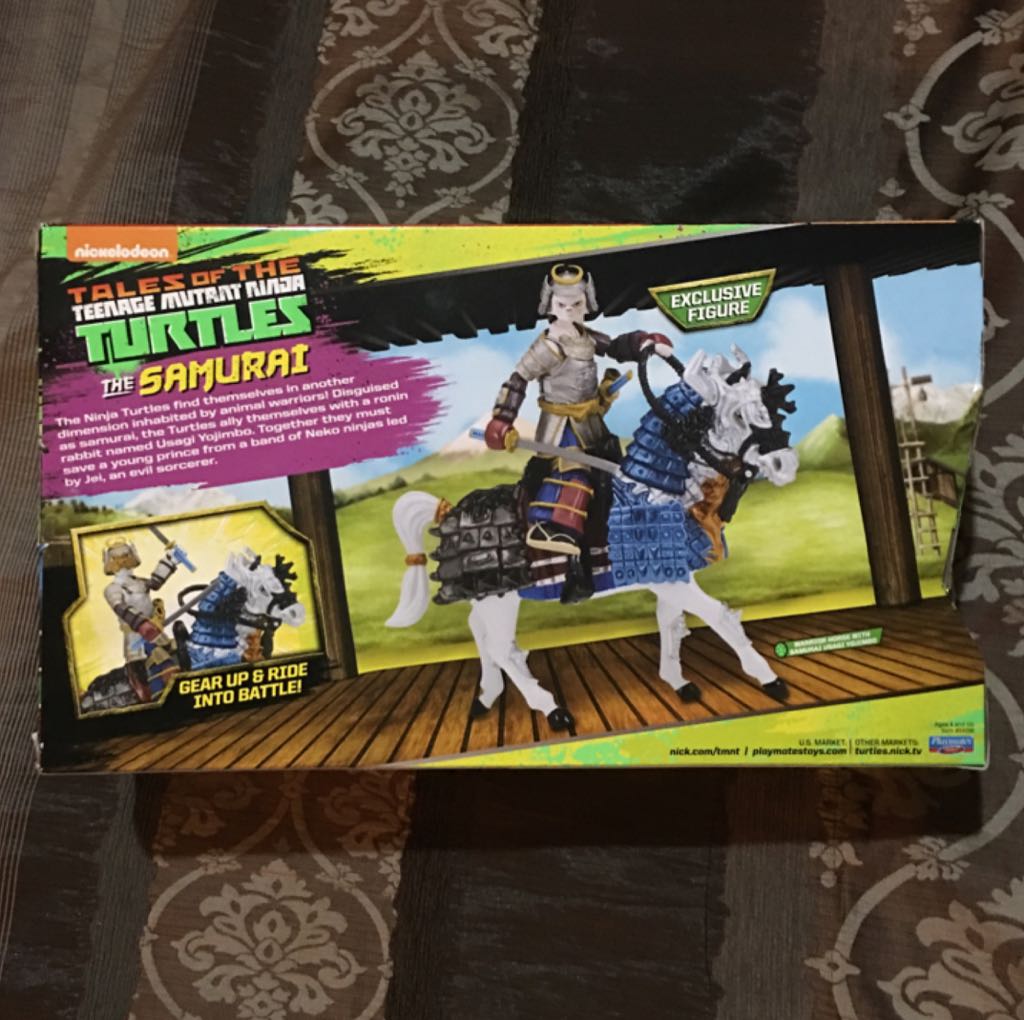 Warrior Horse With Samurai Usagi Yojimbo - Playmates Toys (Tales Of The Teenage Mutant Ninja Turtles) action figure collectible [Barcode 043377940968] - Main Image 2