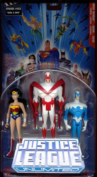 Wonder Woman, Hawk & Dove: Justice League Unlimited - Mattel (Justice League Unlimited) action figure collectible [Barcode 027084223583] - Main Image 2