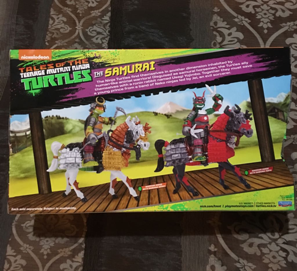 Warrior Horse With Samurai Mikey - Playmates Toys (Tales Of The Teenage Mutant Ninja Turtles) action figure collectible [Barcode 043377942696] - Main Image 2