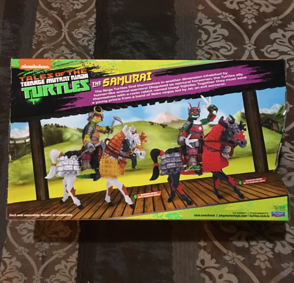 Warrior Horse With Samurai Raph - Playmates Toys (Tales Of The Teenage Mutant Ninja Turtles) action figure collectible [Barcode 043377942702] - Main Image 2