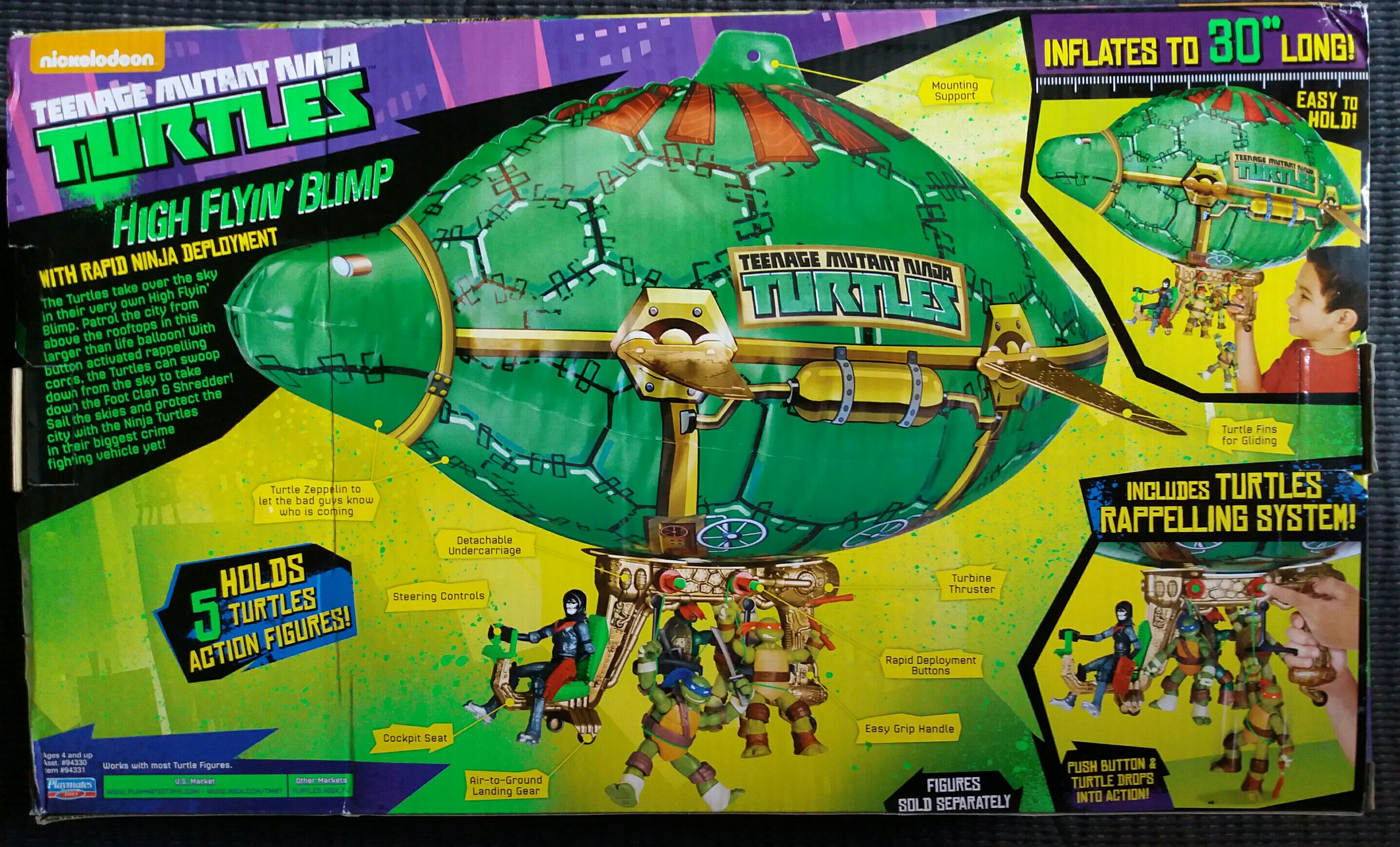 High Flyin’ Blimp - Playmates Toys (Teenage Mutant Ninja Turtles) action figure collectible [Barcode 043377943310] - Main Image 2