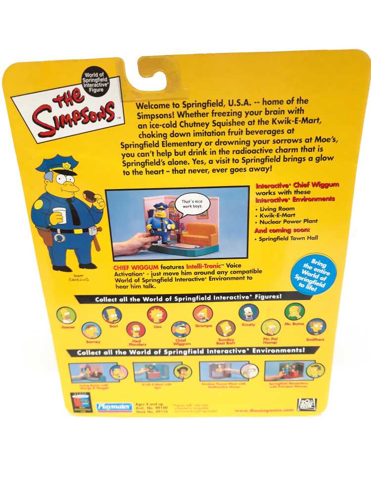 The Simpsons - WOS - Chief Wiggum - Playmates (The Simpsons) action figure collectible [Barcode 043377991168] - Main Image 3