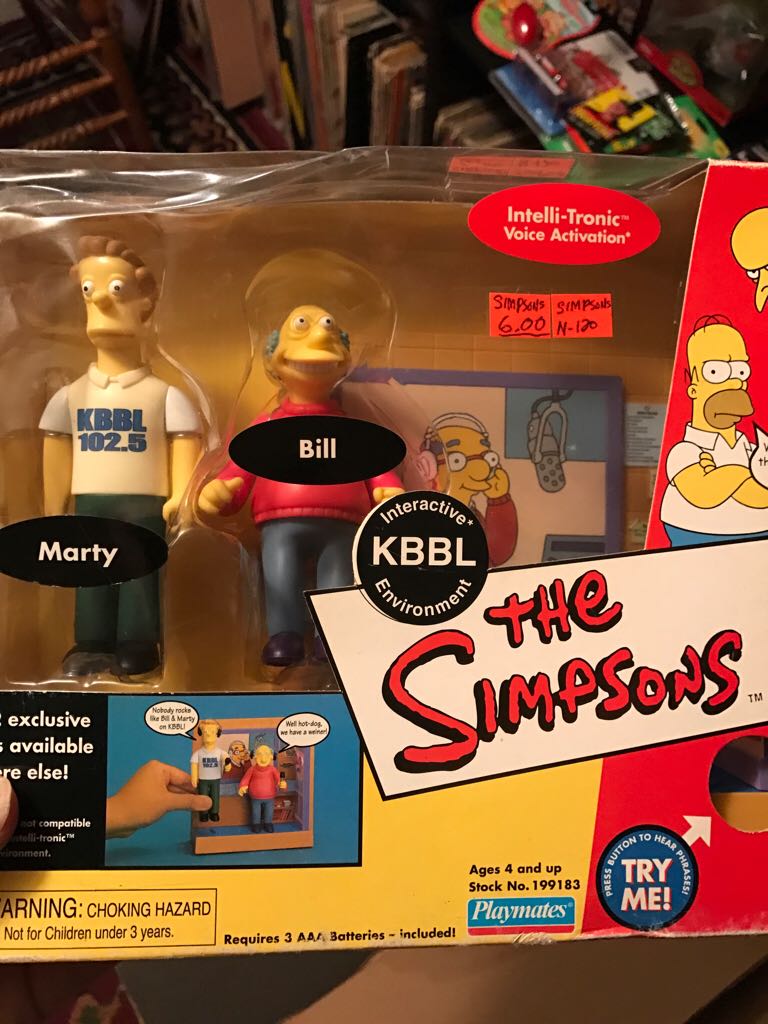 KBBL Radio Station - Playmates (The Simpsons) action figure collectible [Barcode 043377991830] - Main Image 1
