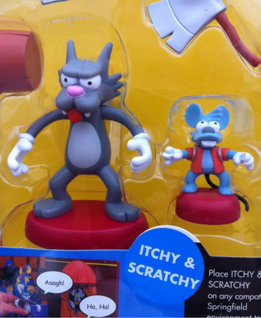 Simpsons: Itchy And Scratchy - Playmates (Simpsons) (The Simpsons) action figure collectible [Barcode 043377992042] - Main Image 2