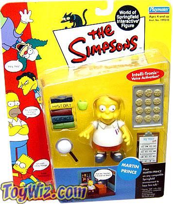 The Simpsons - WOS - Martin Prince - Playmates (The Simpsons) action figure collectible [Barcode 043377992141] - Main Image 2