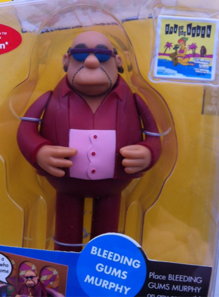 The Simpsons - WOS - Bleeding Gums Murphy - Playmates Toys (The Simpsons) action figure collectible [Barcode 043377992233] - Main Image 2