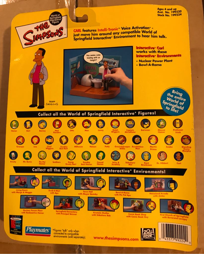 Carl - Playmates (Series 6) action figure collectible [Barcode 043377992240] - Main Image 2