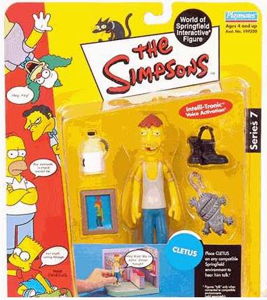 The Simpsons - WOS - Cletus - Playmates Toys (The Simpsons) action figure collectible [Barcode 043377992325] - Main Image 2