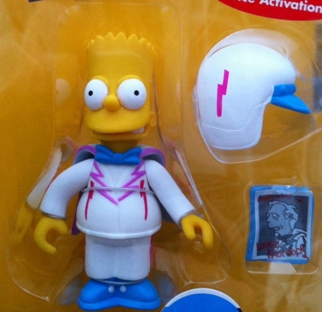 The Simpsons - WOS - Daredevil Bart - Playmates (The Simpsons) (World of Springfield: Simpsons) action figure collectible [Barcode 043377992462] - Main Image 2