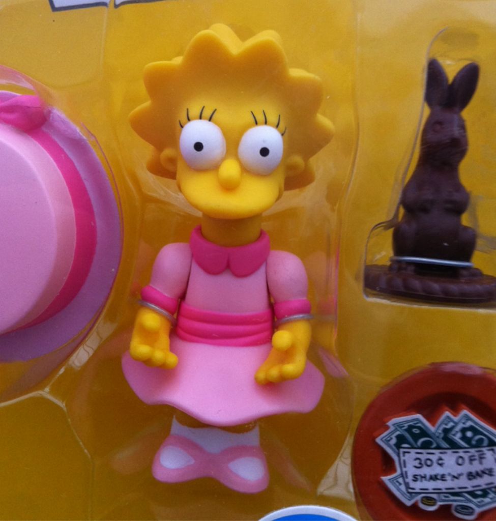 The Simpsons - WOS - Sunday Best Lisa - Playmates (The Simpsons) (World of Springfield: Simpsons) action figure collectible [Barcode 043377994022] - Main Image 2